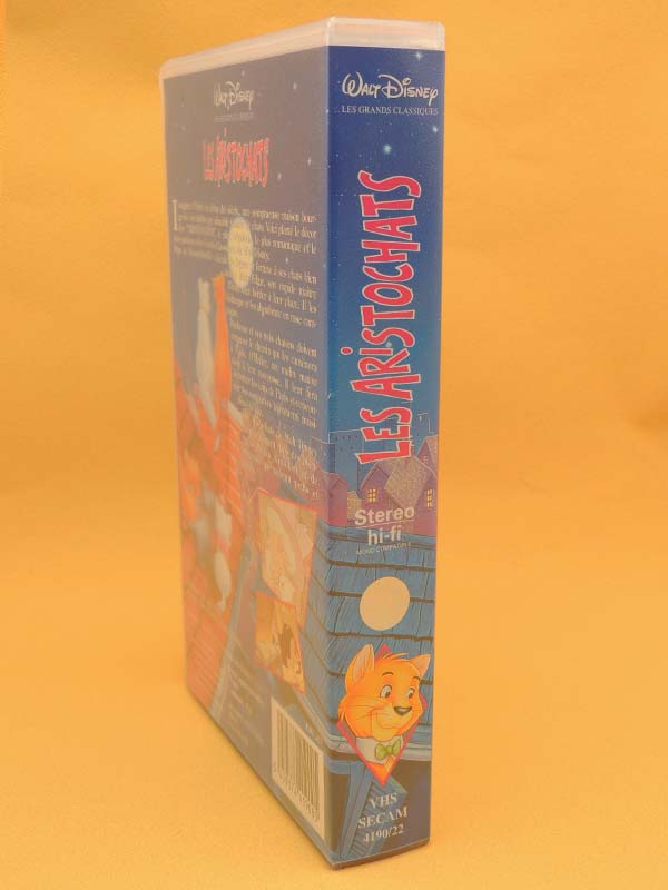 Les Aristochats VHS K7 Cassette Vidéo - Walt Disney Home Vidéo