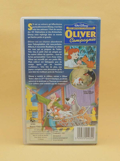 Oliver & Compagnie VHS K7 Cassette Vidéo - Walt Disney Home Vidéo